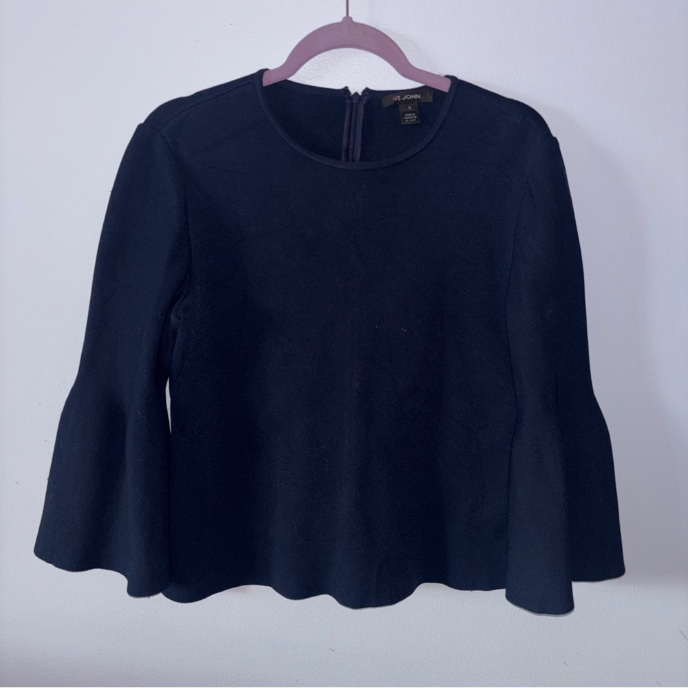 St. John bell sleeve top